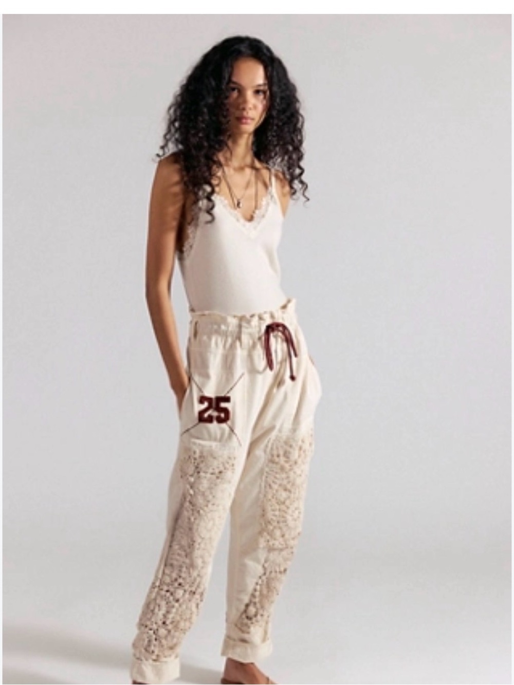 Free People Rockaway Craft pants NWT sz. M - Picture 2 of 10